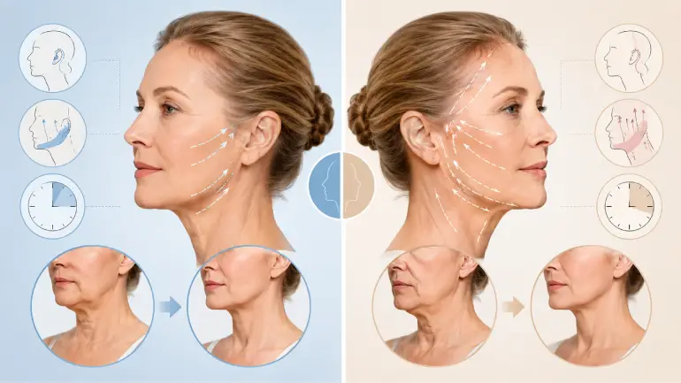Mini Facelift vs Full Facelift Surgery: Cost, Results & Key Differences